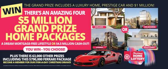 Christmas Home Lottery 