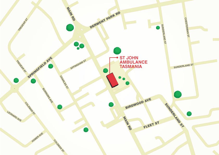 Map of the 177 Main Road  Moonah Tasmania 7009 Office